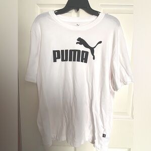 Black and white Puma athletic tee.